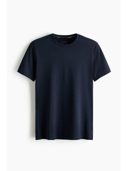 H&M - Men Blue Muscle Fit Sports Top With Drymove