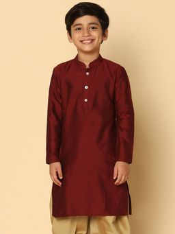 KISAH - Boy Maroon Kurta