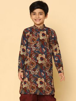 KISAH - Boy Multi Color Printed Kurta