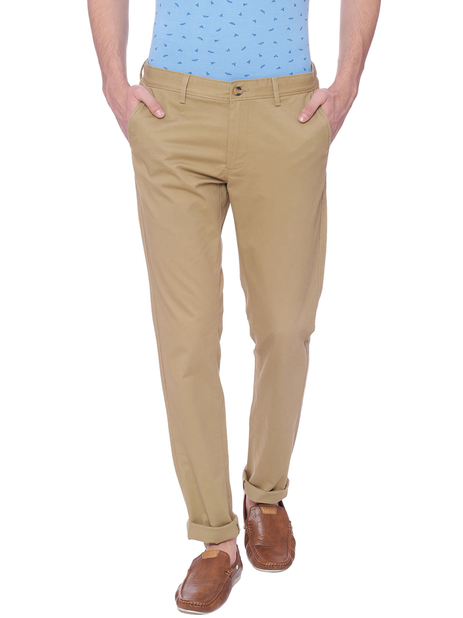 Kelp Khaki Stretch Trousers 