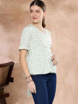 Gahan - Green Printed Top