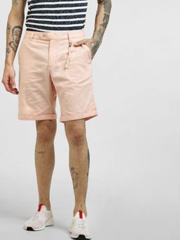 Jack & Jones - Peach Linen Shorts