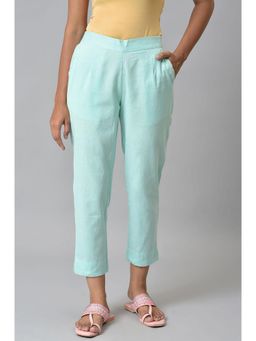Aurelia - Blue Ankle Length Aurelia Trousers