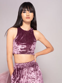 Twenty Dresses by Nykaa Fashion - Mauve A Pop Of Colour Top