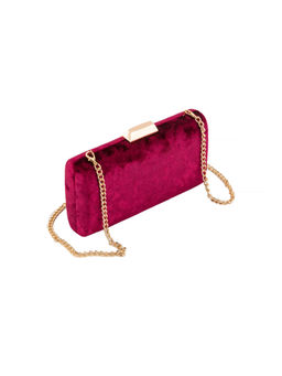 CARPISA - Princess Women's Small Evening Clutch-Maroon