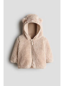 H&M - Unisex Beige Pile jacket