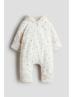 H&M - Unisex White Padded pramsuit