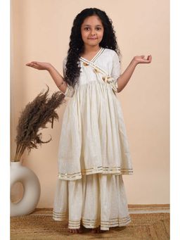 The Cotton Staple - Resham Angrakha Set (Set of 2)