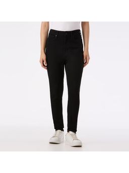 Pepe Jeans - Women Black Blended Solid Skinny Jeans