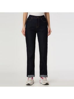 Pepe Jeans - Women Blue Blended Solid Straight Jeans