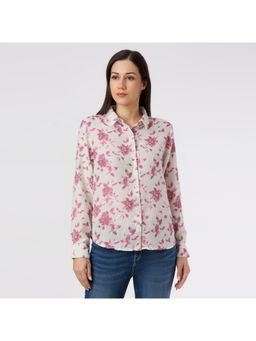 Pepe Jeans - Women Pink Polyester Floral Shirt