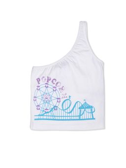 United Colors of Benetton - Girls White Printed Tops