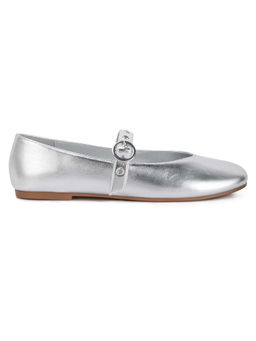 London Rag - Women Mary Jane Ballerinas Silver