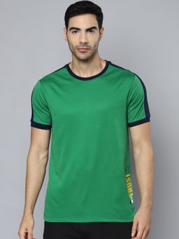 Alcis - Men Green Printed Slim Fit T-shirt