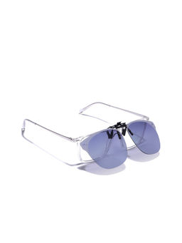 Carlton London - Blue Toned Polarised Lens Sunglass Clip