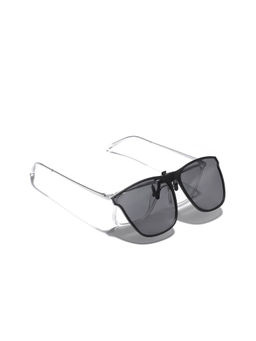 Carlton London - Women Black Toned Polarised Lens Cat Eye Sunglass Clip