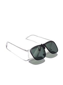 Carlton London - Green Toned Polarised Lens Sunglass Clip