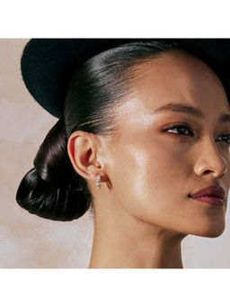 She Ela Jewel - Silver Ball Ear Huggies Earrings