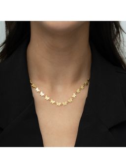 She Ela Jewel - Gold Butterfly Necklace