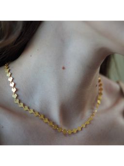 She Ela Jewel - Gold Sea Shell Motif Necklace