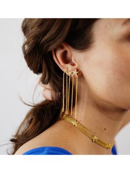 She Ela Jewel - Super Star Ear Crawlers Earrings