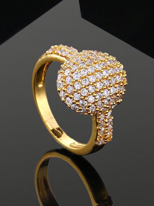 Gold Plated Gold Circle Ring Design Buy Gold Plated Handcrafted