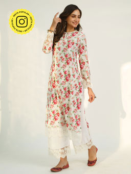 Roze - Asmara Velvet Kurta