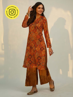 Roze - Shiza Velvet Kurta