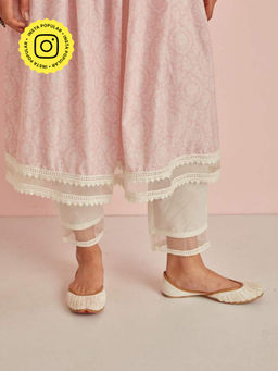 Roze - White Amaira Pants