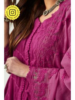 Roze - Mahjabeen Magenta Dupatta