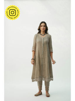 Roze - Mahjabeen Light Taupe Kurta
