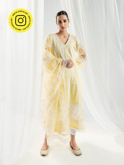 Roze - Celeste Yellow Dupatta