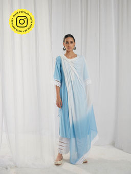 Roze - Iris Blue Dupatta
