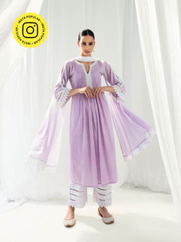 Roze - Iris Lavender Dupatta
