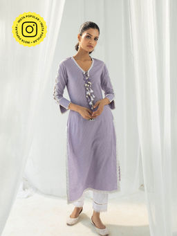 Roze - Eden Purple Kurta