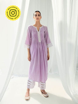 Roze - Iris Lavender Kurta
