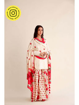 Roze - Shabnam Chanderi Garara (Set of 3)