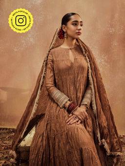 Roze - Anam Brown Dupatta