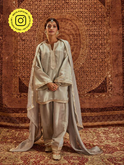 Roze - Nadia Dupatta-Grey