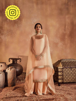 Roze - Nisa Peach Dupatta