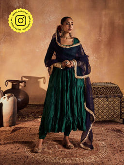 Roze - Sahiba Blue Dupatta