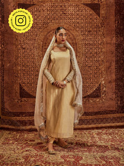 Roze - Ghazal Kurta with Churidar & Dupatta (Set of 3)