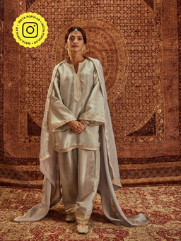 Roze - Nadia Kurta with Pant & Dupatta (Set of 3)