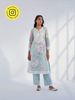 Roze - Nyla Blue Kurta