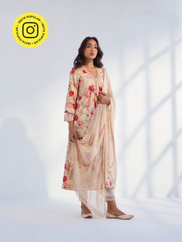 Roze - Farida Kurta with Pant & Dupatta (Set of 3)