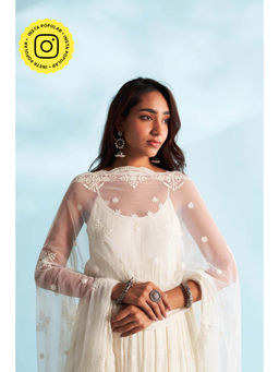 Roze - Zoha Ivory Dupatta