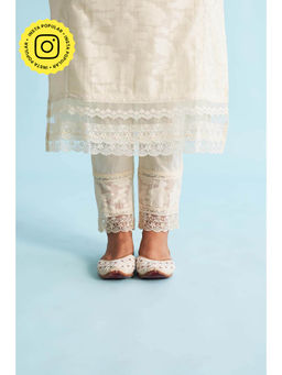 Roze - Zaira Off White Pant