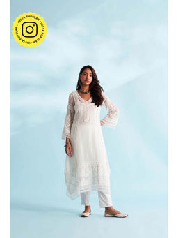 Roze - Naira White Kurta