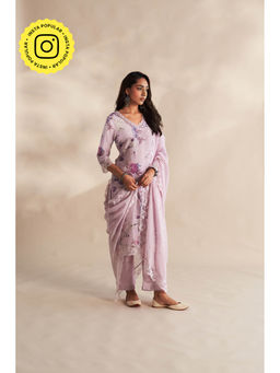 Roze - Lavender Samira Lace Work Dupatta