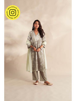 Roze - Cream Vahida Lace Work Dupatta